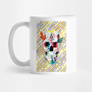 Abstract Skull Mug